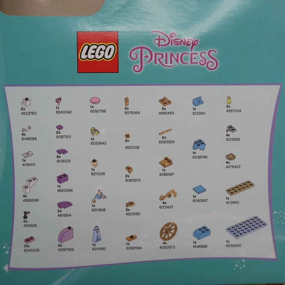 LEGO Disney Princess Cinderella  Build Your Own Adventure Building Set